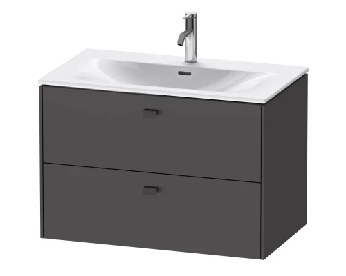 Тумба графит матовый 82 см Duravit Brioso BR431204949
