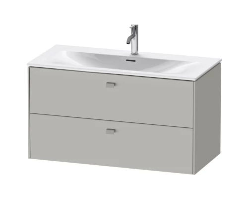 Тумба бетонно-серый матовый 102 см Duravit Brioso BR431300707