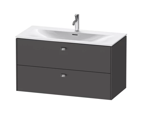 Тумба графит матовый 102 см Duravit Brioso BR431301049