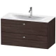 Тумба каштан 102 см Duravit Brioso BR431301053