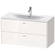 Тумба белый глянец 102 см Duravit Brioso BR431302222
