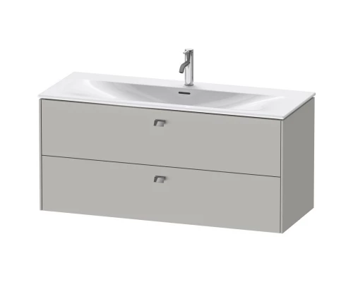 Тумба бетонно-серый матовый 122 см Duravit Brioso BR431401007