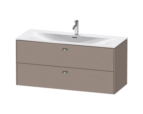 Тумба базальт матовый 122 см Duravit Brioso BR431401043