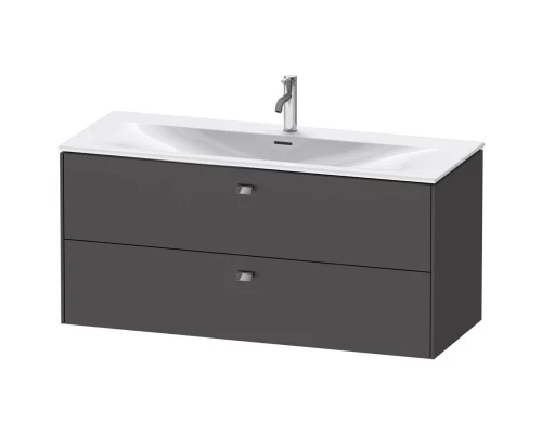 Тумба графит матовый 122 см Duravit Brioso BR431401049