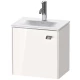Тумба белый глянец 44 см Duravit Brioso BR4208L1022