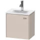 Тумба тауп матовый 44 см Duravit Brioso BR4208L9191