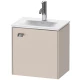 Тумба тауп матовый 44 см Duravit Brioso BR4208R1091