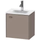 Тумба базальт матовый 44 см Duravit Brioso BR4208R4343
