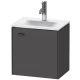 Тумба графит матовый 44 см Duravit Brioso BR4208R4949