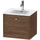Тумба темный орех 52 см Duravit Brioso BR420901021