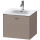 Тумба базальт матовый 52 см Duravit Brioso BR420904343