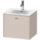 Тумба тауп матовый 52 см Duravit Brioso BR420909191