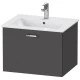 Тумба графит матовый 60 см Duravit XBase XB603004949