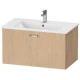 Тумба дуб 80 см Duravit XBase XB603103030