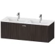 Тумба каштан 127,5 см Duravit XBase XB603405353