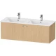 Тумба дуб 127,5 см Duravit XBase XB603403030