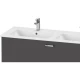 Тумба графит матовый 127,5 см Duravit XBase XB603404949
