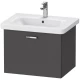 Тумба графит матовый 58 см Duravit XBase XB607504949