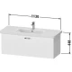 Тумба графит матовый 113 см Duravit XBase XB607804949