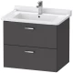 Тумба графит матовый 65 см Duravit XBase XB618504949