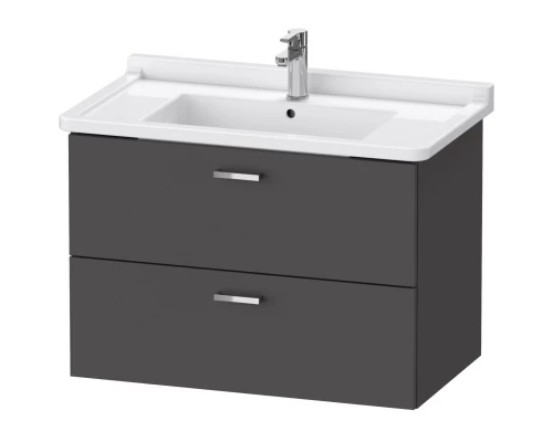 Тумба графит матовый 80 см Duravit XBase XB618604949