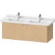Тумба дуб 120 см Duravit XBase XB603803030