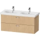 Тумба дуб 120 см Duravit XBase XB619403030