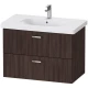 Тумба каштан 80 см Duravit XBase XB619005353