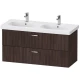 Тумба каштан 120 см Duravit XBase XB619405353