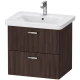 Тумба каштан 58 см Duravit XBase XB619505353
