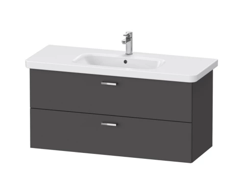 Тумба графит матовый 113 см Duravit XBase XB619804949