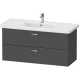Тумба графит матовый 113 см Duravit XBase XB619804949