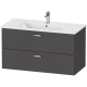 Тумба графит матовый 100 см Duravit XBase XB612204949