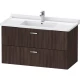 Тумба каштан 100 см Duravit XBase XB618705353