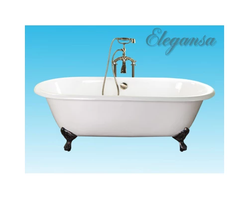 Чугунная ванна 167,6x76,5 см Elegansa Gretta Bronze V0000141