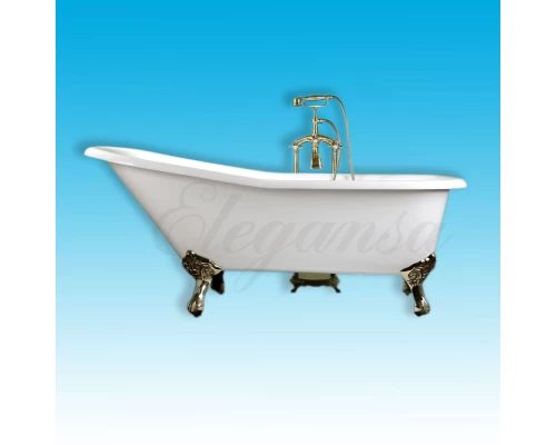 Чугунная ванна 167,6x76,5 см Elegansa Schale Gold H0000261