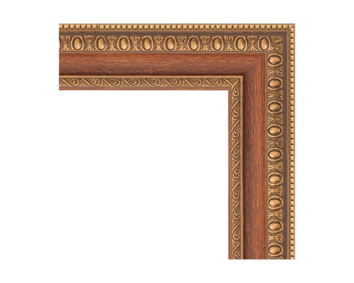 Зеркало 65x85 см бронзовые бусы на дереве Evoform Definite BY 3171