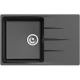 Кухонная мойка Ewigstein черный Gerd 60F