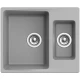Кухонная мойка Ewigstein серый металлик Gerd 60K