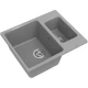 Кухонная мойка Ewigstein серый металлик Gerd 60K