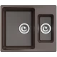 Кухонная мойка Ewigstein шоколад Gerd 60K