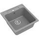 Кухонная мойка Ewigstein серый металлик Elegant 50