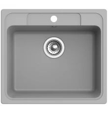 Кухонная мойка Ewigstein серый металлик Elegant 60