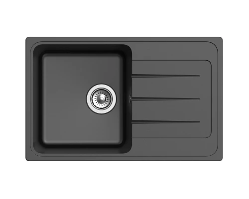 Кухонная мойка Ewigstein черный Elegant 50F