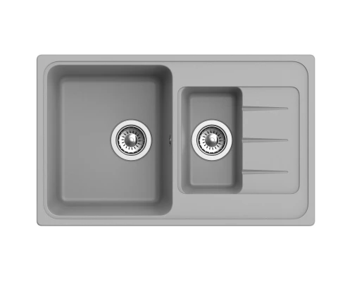 Кухонная мойка Ewigstein серый металлик Elegant 60KF