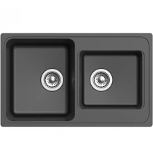 Кухонная мойка Ewigstein антрацит Elegant 80D