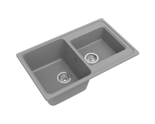 Кухонная мойка Ewigstein серый металлик Elegant 80D