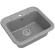 Кухонная мойка Ewigstein серый металлик Antik 60