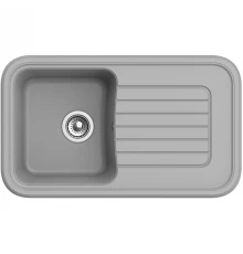 Кухонная мойка Ewigstein серый металлик Antik 60F