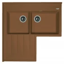 Кухонная мойка Florentina Adria коричневый 20.380.L0960.105 Кухонная мойка Florentina Adria коричневый 20.380.L0960.105